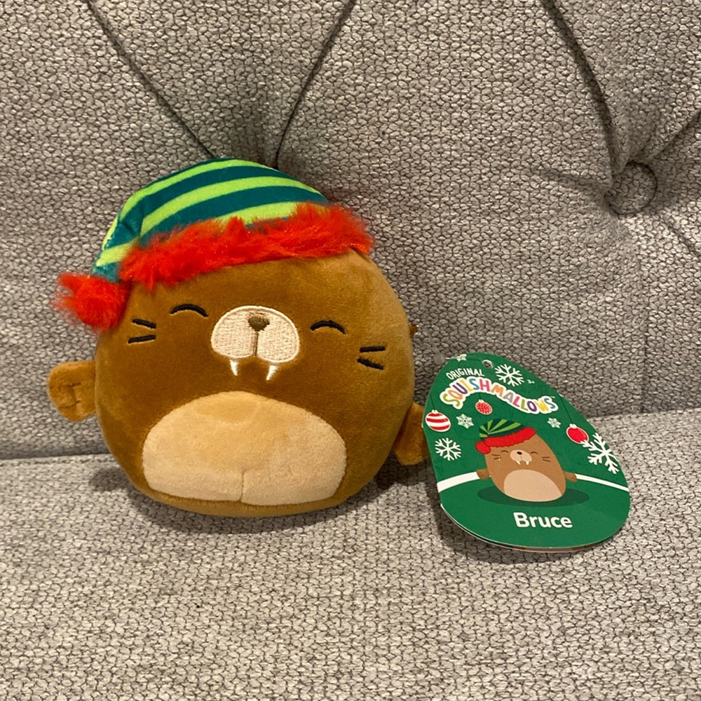 NWT! 4.5” Bruce the Walrus Squishmallow squishmallows plush stuffed animals toys
